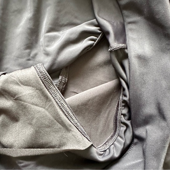 Lands End Womens Swim Shorts w/ Brief Modest 11" Quick Dry Black Plus‎ 24W Beach - Picture 3 of 9